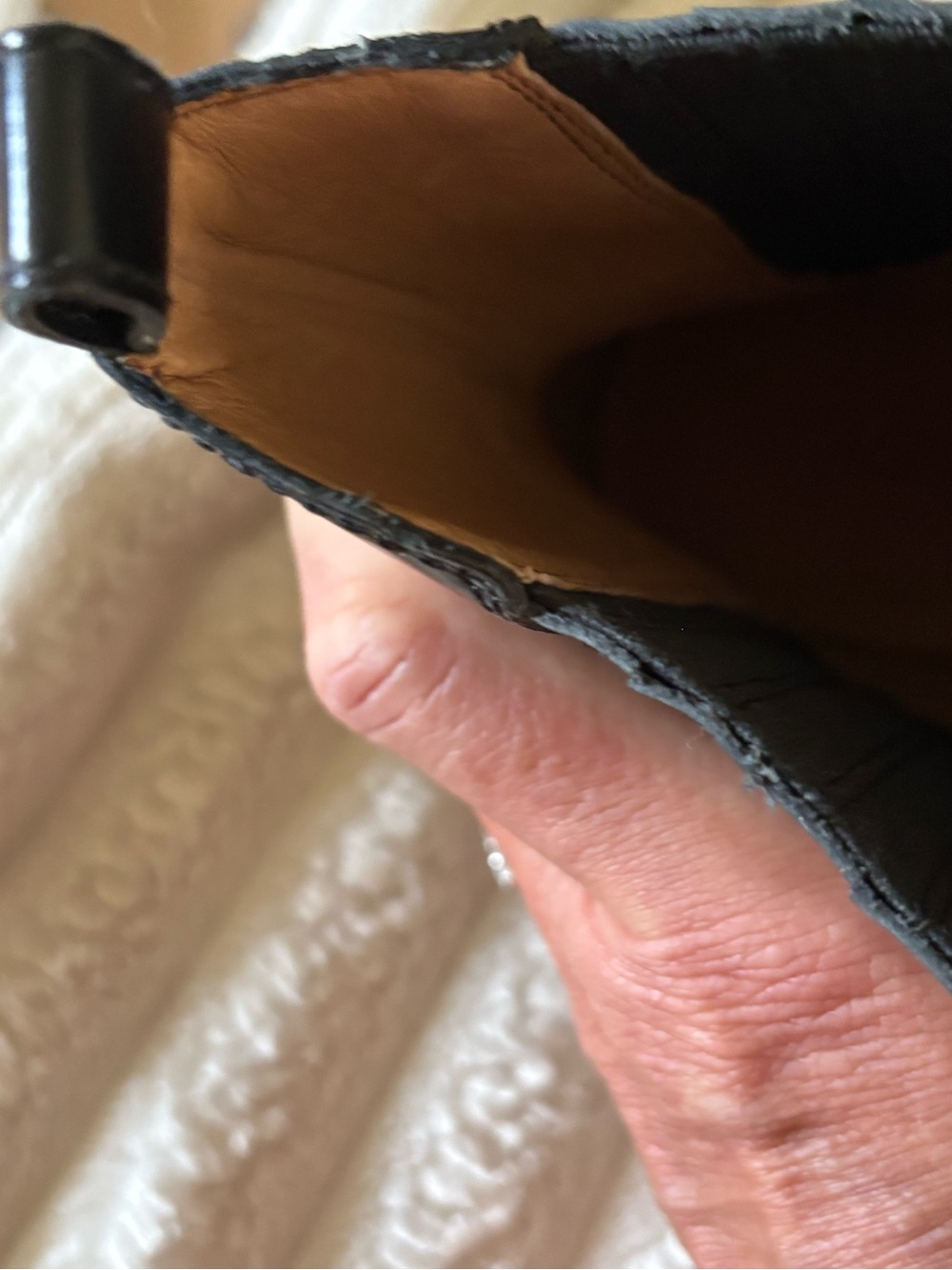 Madewell Black Leather Pointed Chelsea Ankle Boots - Picture 11 of 15